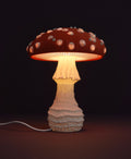 Fliegenpilz Tischlampe "Amanita Muscaria" – Naturgetreues 3D-Druck Design