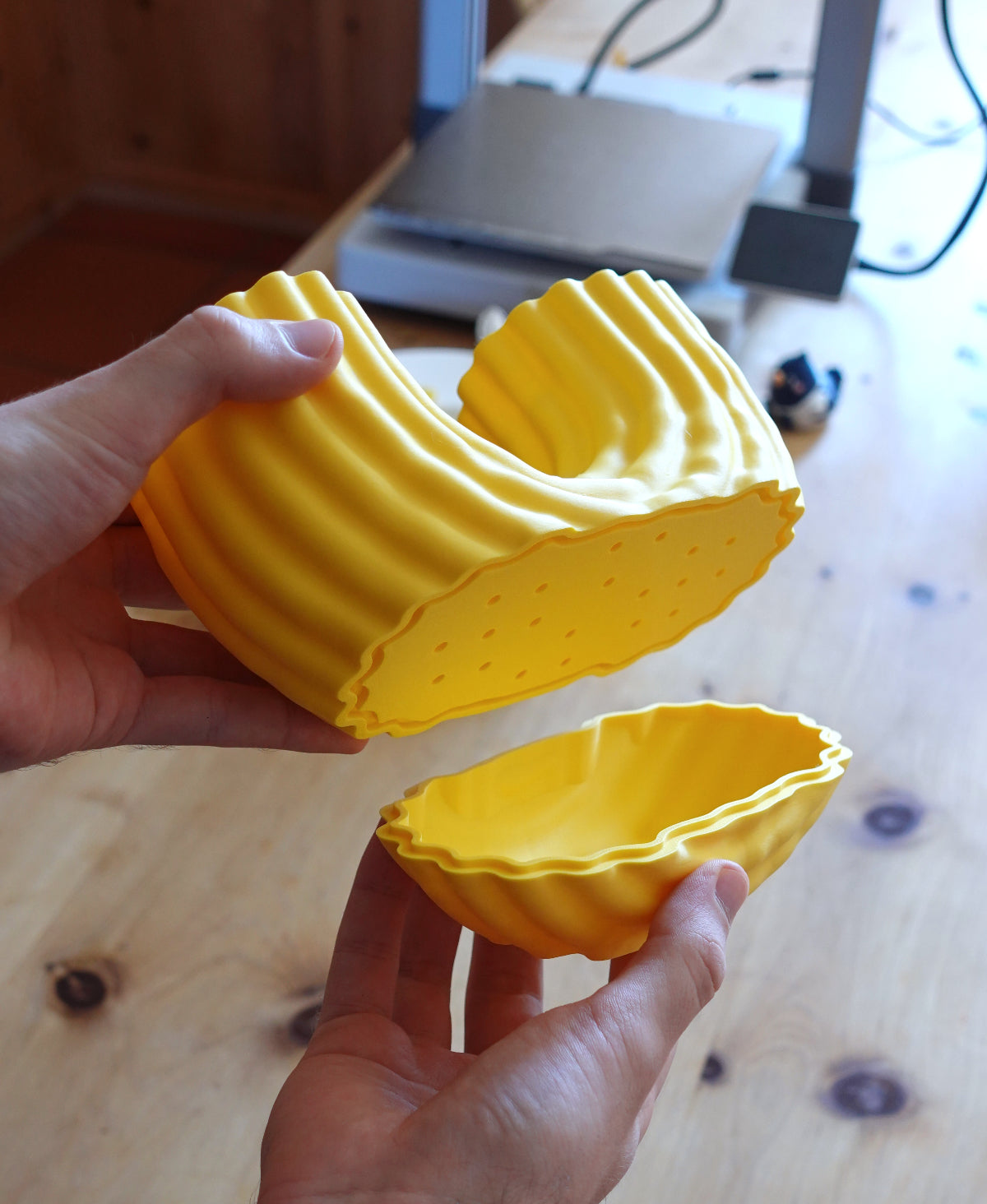 Macaroni-Blumentopf mit Drainagefach – Kreative Pflanzendeko
