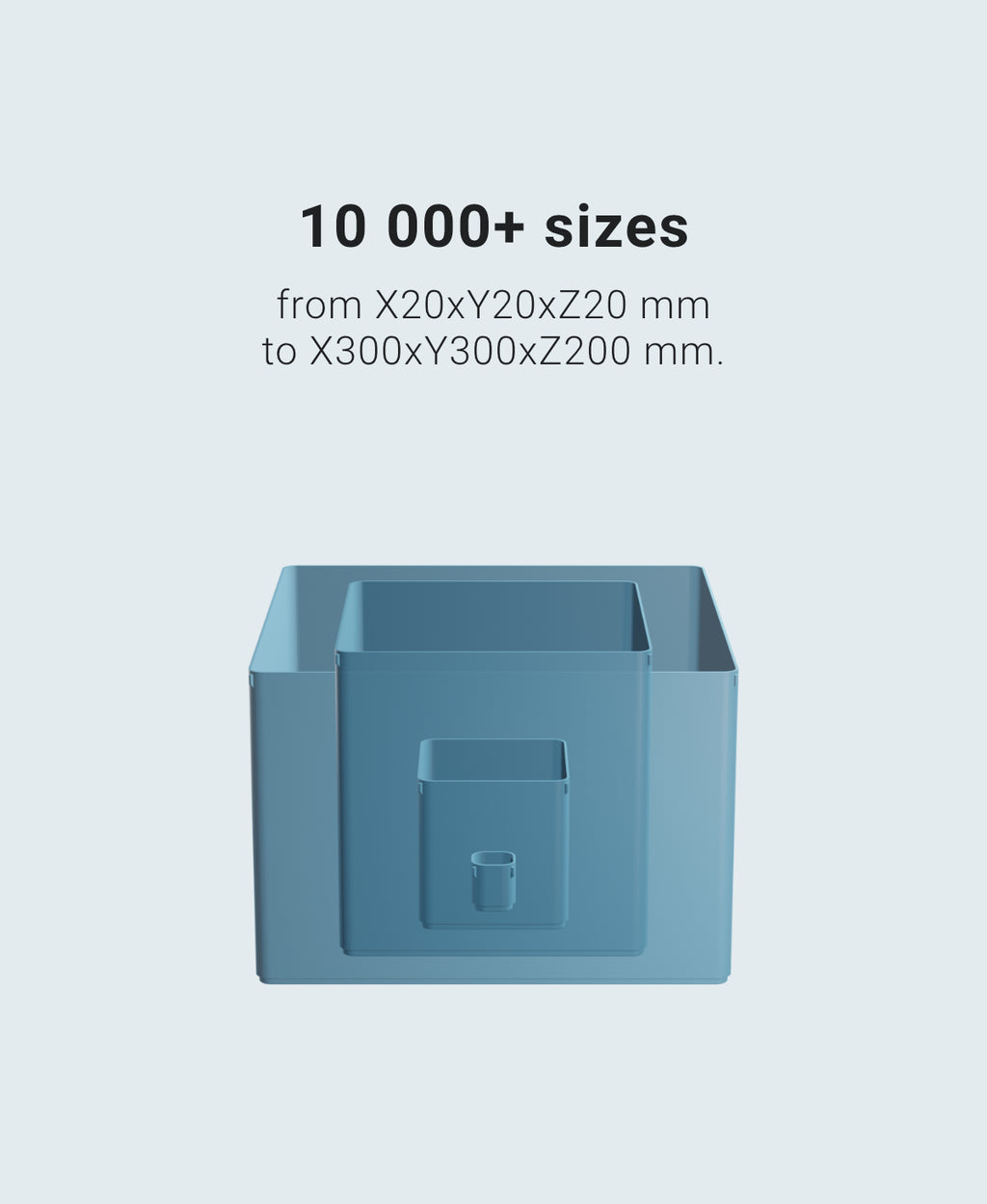 BOXY – Modulares Stapelboxen & Schubladenorganizer-System