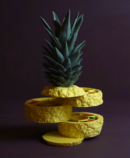 Ananas-Organizer – Aufbewahrung für Schmuck & Kleinkram