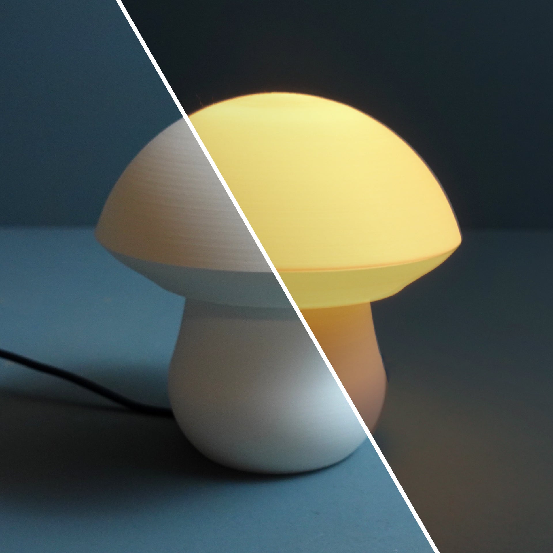 Steinpilz Tischlampe Parametrisch "Boletus Edulis" – Anpassbar