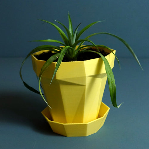 Blumentopf "Glitch" – Retro Gaming Pflanzendeko
