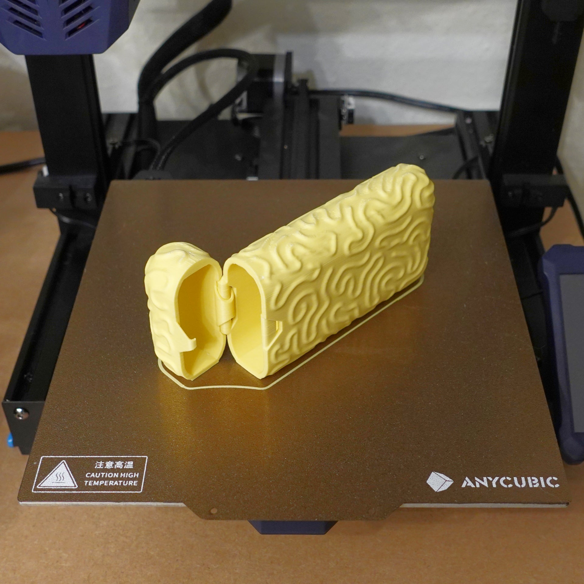Print-in-Place Brillenetui – Flexibel & Federnd