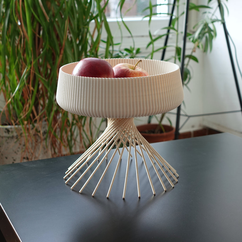 Obstschale "Fire" – Feurige Dekorationsschale