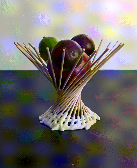 Obstschale "Sand" – Sanfte Dekorationsschale